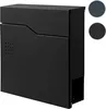 A black mailbox is shown against a white background. Anteprima dell’immagine prodotto