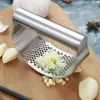 Knoblauchpresse Edelstahl Knoblauchwippe & Einfache Produktbild-Vorschau 2
