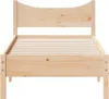 vidaXL Massivholzbett ohne Matratze 90x200 Kiefernholz Produktbild-Vorschau 4