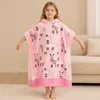 Strandtuch-Poncho für Kinder mit Kapuze - Lama, 170 cm Produktbild-Vorschau 7