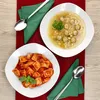 set di 6 piatti fondi Lotta in porcellana bianca da 400 ml Anteprima dell’immagine prodotto 2