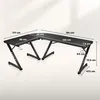 Huzaro Hero 7.0 | L-förmiger Eckschreibtisch Gamingtisch Produktbild-Vorschau 7