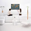 Hochwertige Canvas Weltkarte mit Kork-Pinnwand - 90x60 cm - Produktbild-Vorschau 2