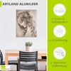 ARTland Wandbild Alu für Innen & Outdoor Studie des Kopfes Produktbild-Vorschau 3
