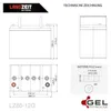Akku 80Ah 12V, Langzeit Gel Technologie, über 1800 Zyklen, Produktbild-Vorschau 5