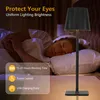 Tischlampe Kabellos, LED Tischleuchte, Dimmbar Touch Akku Produktbild-Vorschau 4