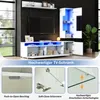Merax TV-Wohnwand Set 3-teilig mit LED-Beleuchtung, Produktbild-Vorschau 7