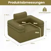 Nadmuchiwana sofa COSTWAY, pneumatyczna sofa kempingowa ze Podgląd zdjęcia produktu 3