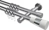 Interdeco Gardinenstange / Vorhangstange Chrom, Typ Produktbild-Vorschau 1