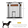 PawHut Barrière de sécurité pour animaux avec porte Voir les images du produit 5