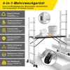 Ikodm Aluminium Klappgerüst Silber 6 Stufen, Produktbild-Vorschau 8