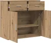 vidaXL Komoda, odstín Artisan Oak, 78 x 38 x 80 cm, Náhled obrázku produktu 3