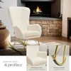 Fauteuil à bascule SWING avec patins en acier et Voir les images du produit 4