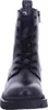 A front view of a black lace-up boot. Produktbild-Vorschau