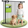 Türschutzgitter Merle 95-103 cm  (FlatStep - Schwarz) Productafbeelding-voorbeeld 1