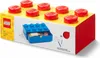 LEGO Schubladenbox DESK DRAWER 8 1 Schub rot Produktbild-Vorschau 5