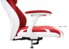 Side view of a red and white office chair. Anteprima dell’immagine prodotto