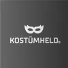 A logo with a mask and text. Voir les images du produit