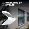 Ledvion Moderne Solar LED Wandlampe sensor 8W Warmweiß IP65 Produktbild-Vorschau 8