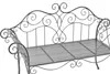 Gartenbank Nostalgie 143 cm aus Eisen antik- grau Produktbild-Vorschau 4