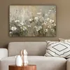 MuchoWow® - Leinwandbilder - Blumen - Weiß - Natur - Grau - Produktbild-Vorschau 5