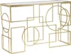 Konzole Console Marie 120 x 41 x 81 cm kovová zlatá Náhled obrázku produktu 1