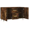 [Home] Sideboard Räuchereiche 100x36x60 cm Holzwerkstoff , Produktbild-Vorschau 5