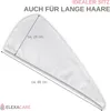 ELEXACARE Haarturban, Turban Handtuch mit Knopf (2 St., Produktbild-Vorschau 3