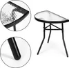 Tavolino semicircolare in vetro per balcone, terrazza, Anteprima dell’immagine prodotto 6