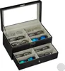 relaxdays 10027258_46 relaxdays Brillenbox schwarz 33,5 x Anteprima dell’immagine prodotto 1