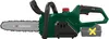 A cordless chainsaw is shown against a white background. Produktbild-Vorschau