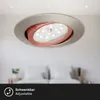 Lot de 3 lampes LED encastrées, Ø 8,2 cm, 3,5 W, nickel Voir les images du produit 4