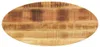 vidaXL Tischplatte 110x40x2,5 cm Oval Massivholz Mango Produktbild-Vorschau 7