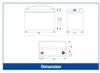 ISO 20805 Batteria AGM 12V 100Ah esente da manutenzione Anteprima dell’immagine prodotto 6