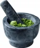 Montessa Mörser mit Stößel aus massivem Granit, ideal zum Produktbild-Vorschau 1