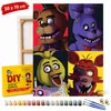 Obraz k vybarvení podle čísel s rámečkem Five Nights at Náhled obrázku produktu 1