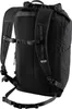 A black backpack shown from the back. Produktbild-Vorschau
