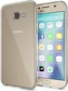 A gold Samsung Galaxy A5 2017 smartphone is shown in a clear protective case, with the screen displaying various app icons. Anteprima dell’immagine prodotto