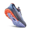 La Sportiva Prodigio Woman Trailrunning-Schuh in Blau und Orange; mit rutschfester Sohle und niedrigem Schnitt. Anteprima dell’immagine prodotto