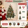 UISEBRT Künstlicher Weihnachtsbaum mit integrierten Produktbild-Vorschau 2