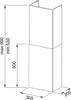 Franke 112.0285.288, Kamin für Dunstabzugshaube, Schwarz, Produktbild-Vorschau 2