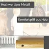 Mähnenkamm für Pferd Esel aus Metall mit stabilem Holzgriff Produktbild-Vorschau 5