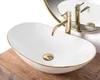Umywalka nablatowa Rea Royal Gold Edge Podgląd zdjęcia produktu 5