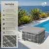 tectake® Rattan Sitzhocker Bitonto widerstandsfähig 53 x 53 Produktbild-Vorschau 2