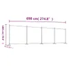 A diagram showing the dimensions of a product. Náhled obrázku produktu