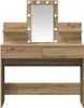 vidaXL Schminktisch Artisan-Eiche 100 x 40 x 130 cm Produktbild-Vorschau 4