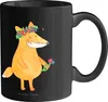 Mr. & Mrs. Panda Teebecher Fuchs Blumen - Schwarz - Produktbild-Vorschau 1
