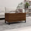 vidaXL Konferenční stolek Brown Oak Optics 90x44,5x45 cm Náhled obrázku produktu 2