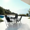 tectake® Aluminium Sitzgruppe 4+1 Produktbild-Vorschau 8