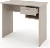 A light brown wooden desk with a single drawer and an open shelf underneath, shown against a white background. Náhled obrázku produktu